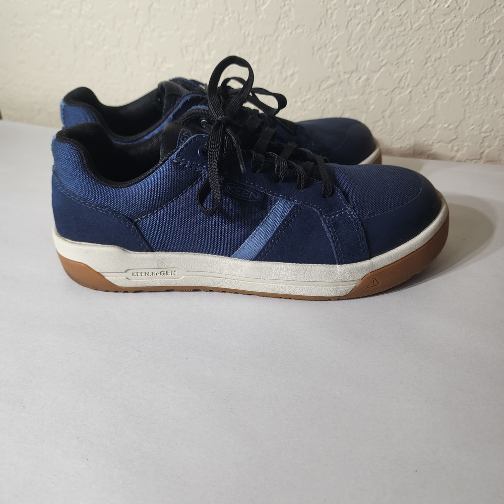 KEEN Utility Vista Energy Shift Navy Blue Carbon Toe Work Shoes Mens 7D F2413-18